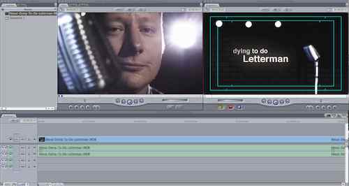 Final cut pro dying to do letterman final cut pro